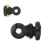 Izolator Inelar Gard Electric, IVABLOC, Stalpi Rotunzi 8-14mm, Fixare Fir/Fune/Banda &lt;12mm, Protectie Descarcari, Montaj Metal/Lemn