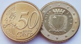 01B11 Malta 50 euro cent 2013 2nd map km 130 UNC, Europa