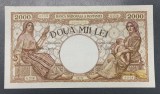 Rom&acirc;nia 2000 Lei Mai 1944 filigran scutAunc