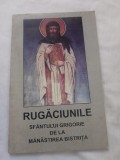 Carte rugaciunile sfantului grigorie de la manastirea bidtrita