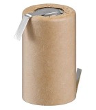 Acumulator 4/5 SUB-C 2000mAh NiMH 1.2V 34x23 mm cu lamele sudate in, Goobay