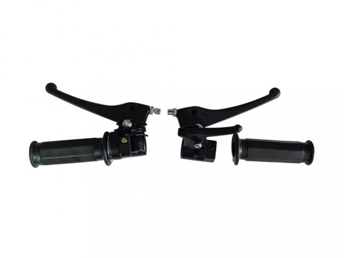 Set manete frana+ acceleratie complet Piaggio Ciao