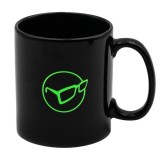 Cana Ceramica Korda Logo, Black