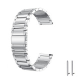 Cumpara ieftin Curea otel compatibila Samsung Gear S3, telescoape QR, 22mm, Silver