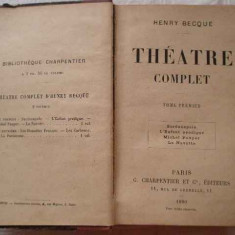 Theatre Complet - Henry Becque ,267105