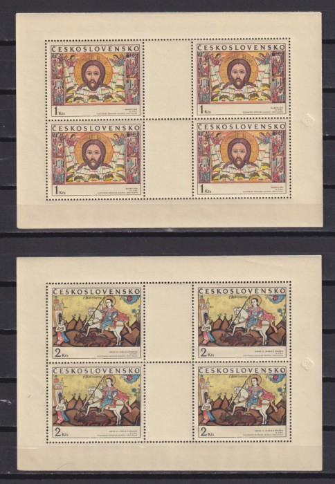 CEHOSLOVACIA ARTA 1970 MI. KB. 1976-1979 MNH