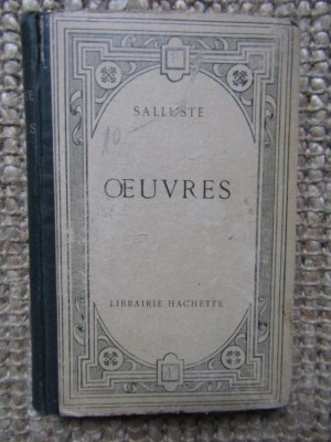 Sallustius / De Conjuratione Catilinae, De Bello Jugurthino foto