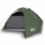 Cumpara ieftin Cort de camping cupola pentru 4 persoane, verde, impermeabil