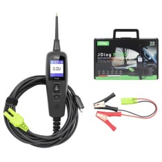 Tester Profesional Circuite Electrice Techstar&reg; P100, Diagnostic, 12/24V, Verificare Rezistenta, Masa, Voltaj, Servieta