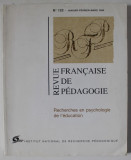 REVUE FRANCAISE DE PEDAGOGIE , NO. 122 , JANVIER - MARS , 1998