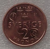 P1. Suedia 2 Kronor 2019 aUNC **
