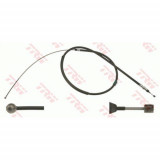 Cablu frana mana Bmw 5 (E60), 12.01-03.10, 5 Touring (E61), 03.04-12.10, punte spate, Stanga, pt frana disc, TRW