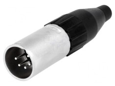 Conector XLR Tata 5-Pin Drept pentru Cablu foto