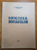 Cartea Originea Romanilor, Nicolae Lupu, 1941, Carte Veche