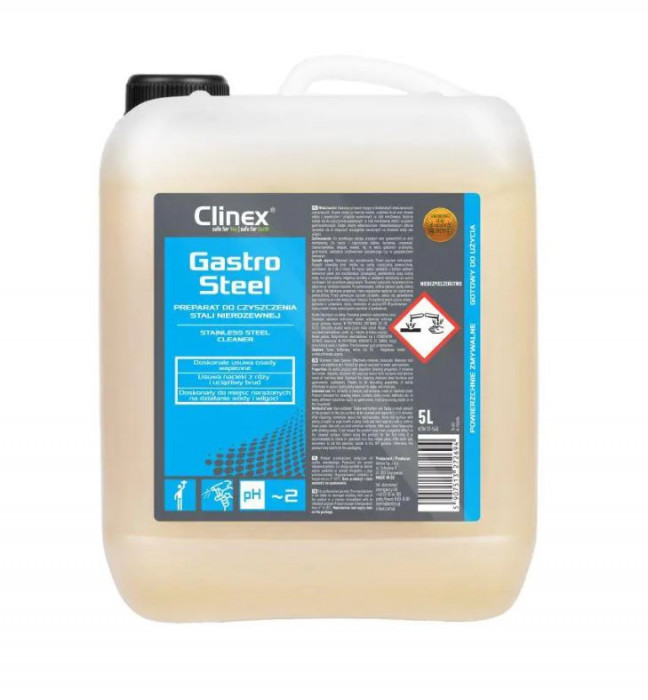 Clinex Steel, 5 Litri, Detergent Pentru Masini De Spalat Vase