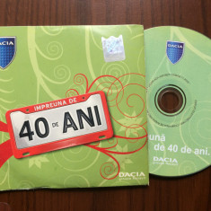 dacia impreuna de 40 ani cd disc compilatie selectii muzica pop mediapro 2006