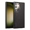 Husa de Telefon Versatyx, Pentru Samsung Galaxy S22 Ultra, Imitatie de Piele, Anti Alunecare, Anti Zgarieturi, Negru