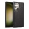 Husa de Telefon Versatyx, Pentru Samsung Galaxy S22 Ultra, Imitatie de Piele, Anti Alunecare, Anti Zgarieturi, Negru