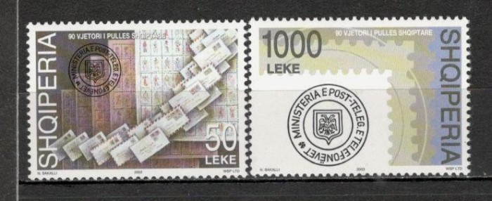 Albania.2003 90 ani marca postala SA.481