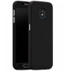 Husa Full Cover 360&deg; (fata + spate + folie sticla) pentru Samsung Galaxy J5 (2017), Negru