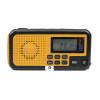 Radio portabil PNI DYN300, cu dinam, incarcare solara, lanterna, powerbank 4000 mAh, SOS, orange