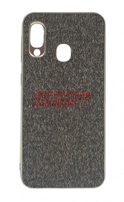 Toc TPU Leather Denim Huawei P smart Z Grey foto