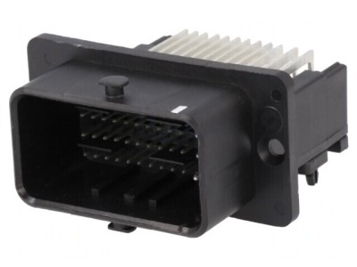 Conector Automotive CMC Tată Soclu PIN 48 Negru THT foto