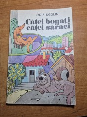 carte pentru copii - catei bogati,catei saraci - din anul 1997