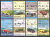 TUVALU TRANSPORT AUTOMOBILE ( serie dantelata) MNH, Nestampilat