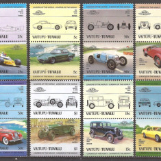 TUVALU TRANSPORT AUTOMOBILE ( serie dantelata) MNH