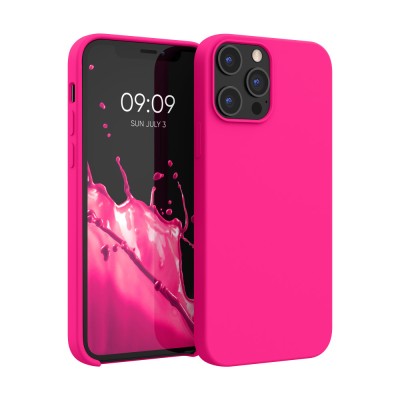 Husa pentru Apple iPhone 12 Pro Max, Silicon, Roz, 52644.08 foto