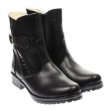 Cumpara ieftin Oferta 35 36 40 41 Ghete dama imblanite din piele naturala cu fermoar LMVS51CR