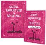 Ocolul Păm&acirc;ntului &icirc;n 80 de zile + jurnal de lectură - Editura Kreativ