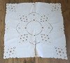 FATA DE MASA VINTAGE DIN BUMBAC BEJ CU MODEL BRODERIE SPARTA, BRIDE SI PANGLICI