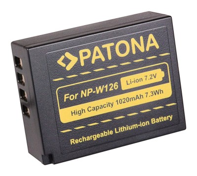 Acumulator Patona NP-W126 1020mAh replace FujiFilm Finepix-1111 foto