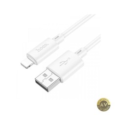 Cablu Date si Incarcare USB-A - Lightning HOCO X88 18W 1m Alb