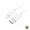 Cablu Date si Incarcare USB-A - Lightning HOCO X88 18W 1m Alb