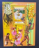 Orchidee și Cercetași - Guineea 2015 - Coliță Poștală Les orchid&eacute;es dans le monde CP1_II