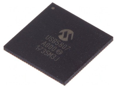 Controler HUB SPI USB 2.0/3.1 SuperSpeed VQFN100 USB5807C foto