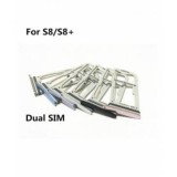Suport sim si card Samsung Galaxy S8 G950F Argintiu Service Pack