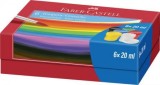 Guase 6 culori 20ml, Faber-Castell