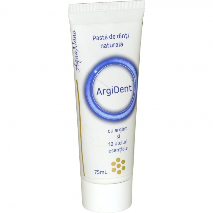 PASTA DINTI ARGIDENT (argint coloidal si uleiuri esentiale) AQUANANO 75ml