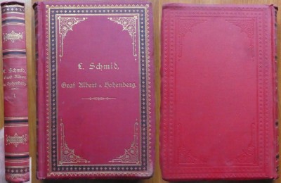 Schmid , Graf Albert von Hohenberg , 1879 , stampila bibliotecii Regelui Carol I foto