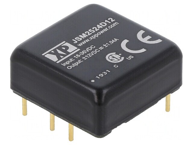 Convertor DC/DC 25W 18-36V la 12V și -12V