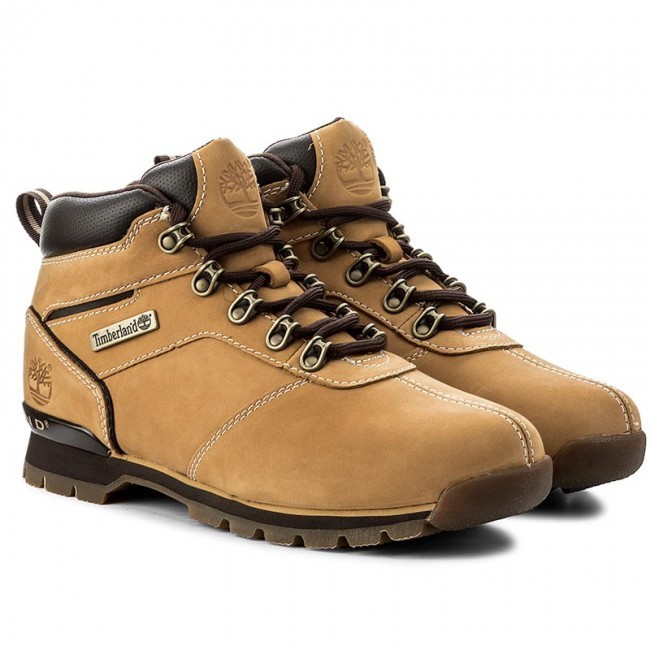 LICHIDARE STOC! Ghete barbat TIMBERLAND Splitrock originale comode 46,  Piele naturala, Camel | Okazii.ro