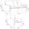Set de canapea 2 pcs Maro Material din microfibra - 8