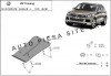 Scut metalic cutie viteze VW Touareg fabricat incepand cu 2010 APS-00,191, SCUT PROTECTION