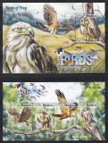 Maldive 2015 - Păsări de pradă din Oceanul Indian, Bloc + Colita, F.RARE, MNH (vezi descrierea)