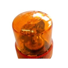 Girofar galben rotativ cu bec h1 de 12v-24v 75w