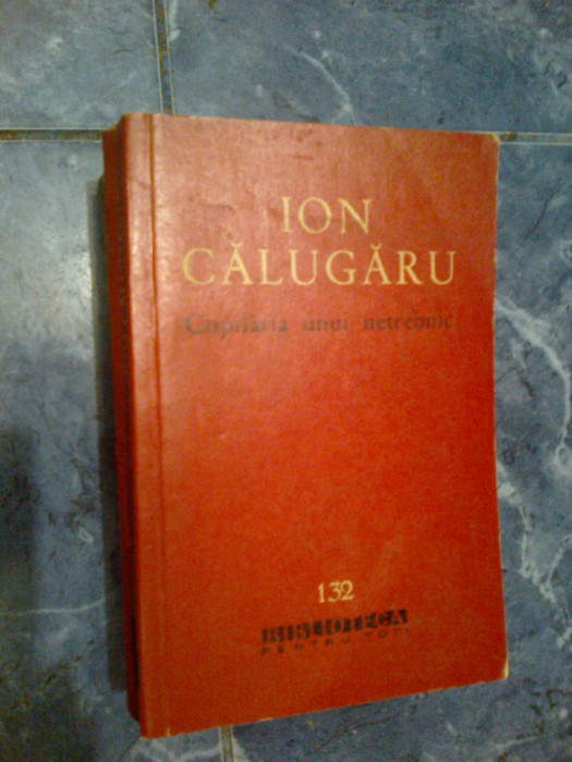 w1 Copilaria unui netrebnic - Ion Calugaru